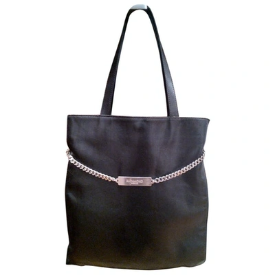 Pre-owned John Richmond Leather Handbag In Black