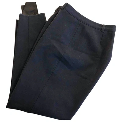 Pre-owned Colmar Blue Wool Trousers