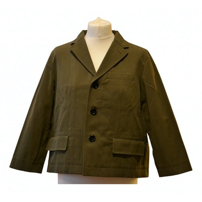 Pre-owned Marni Green Cotton Jacket