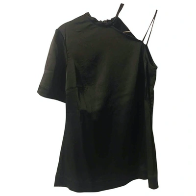 Pre-owned David Koma Black Synthetic Top