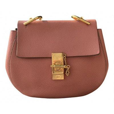 Pre-owned Chloé Drew Pink Leather Handbag
