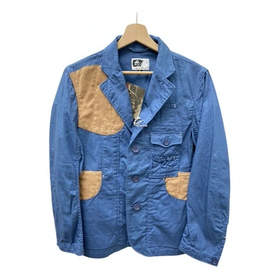 Pre-owned Engineered Garments Vest In Blue