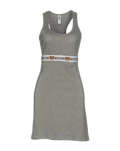 Moschino Underwear Nightgown In Grey