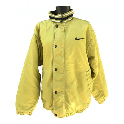Pre-owned Nike Jacket In Green