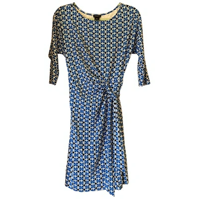 Pre-owned Ann Taylor Mid-length Dress In Blue
