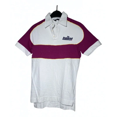 Pre-owned Dsquared2 Polo Shirt In White