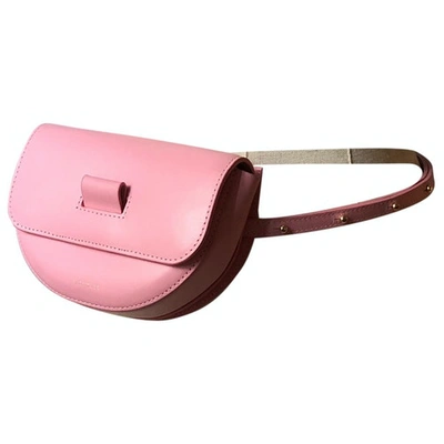 Pre-owned Wandler Pink Leather Clutch Bag