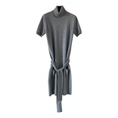 Pre-owned Malo Mid-length Dress In Grey