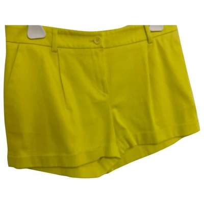 Pre-owned P.a.r.o.s.h Yellow Cotton Shorts