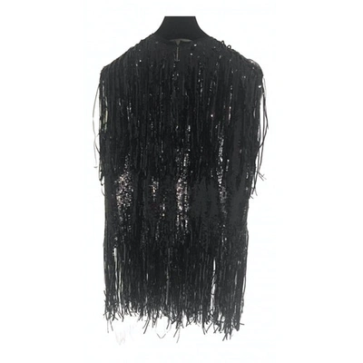 Pre-owned Msgm Tunic In Black