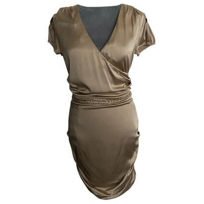 Pre-owned Elisabetta Franchi Silk Mini Dress In Other