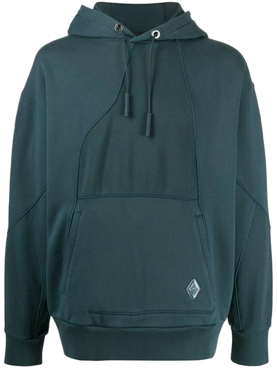 A-cold-wall* Blue Contour Line Hoodie In Green