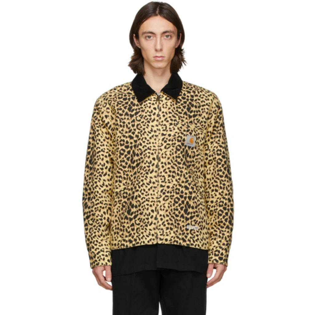 Wacko Maria Yellow And Black Carhartt Wip Edition Detroit Jacket