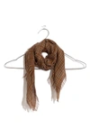 Madewell Bandana Scarf In Seed Khaki