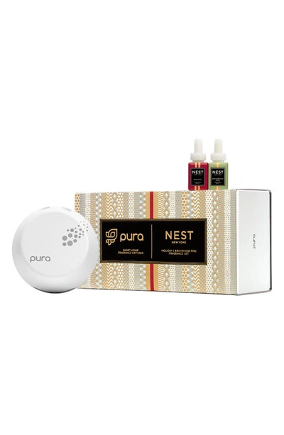 Nest New York Holiday & Birchwood Pine Pura Smart Home Fragrance Diffuser