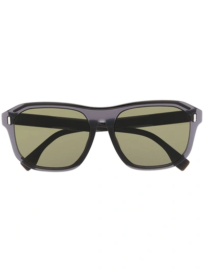 Fendi Square-frame Acetate Sunglasses In Blue