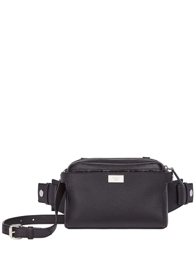 Fendi Leather Belt Bag In Noir