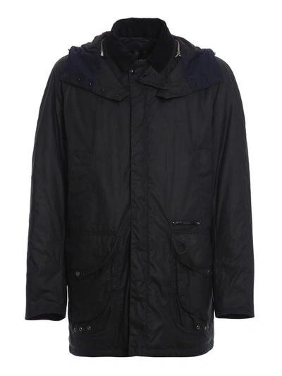 Barbour Supa Beaufort Jacket In Blue In Dark Blue