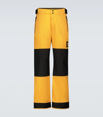 Fendi Ff Motif Ski Trousers In Jaune