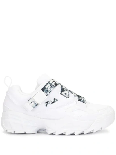 Fila Fast Charge Tie-dye Trainers In White