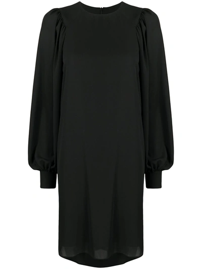 Blanca Vita Altea Long-sleeved Dress In Black