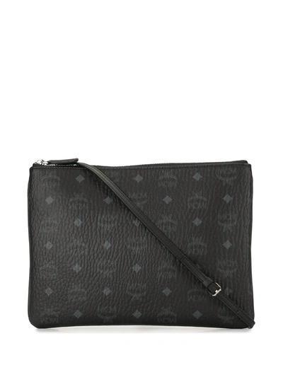 Mcm Medium Pouch-pocket Crossbody Bag In Black