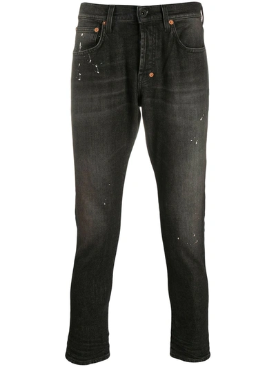 Prps Paint Splatter Skinny Jeans In Black
