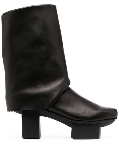 Trippen Sheath Calf-high Leather Boots In Black
