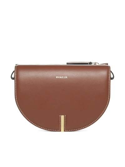 Wandler Nana Shoulder Bag In Brown