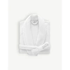 Yves Delorme Blanc Etoile Cotton-blend Robe S