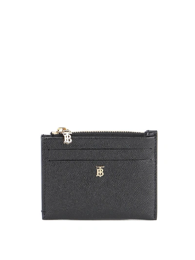 Burberry Simone Card Holder In Black