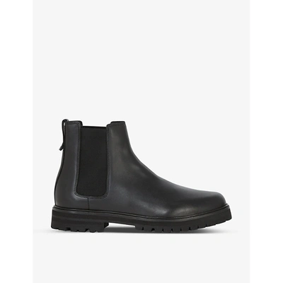 The Kooples Leather Chelsea Boots In Bla01