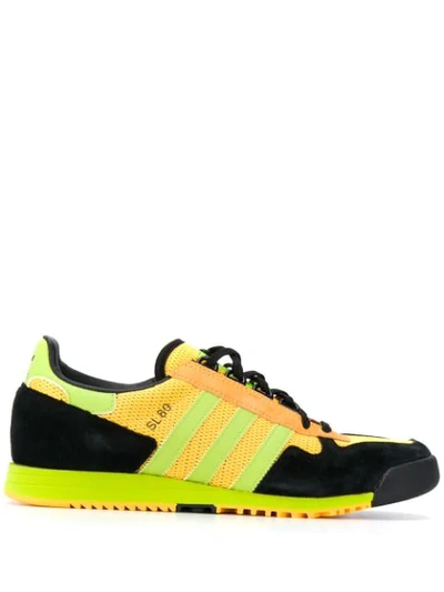 Adidas Originals Sl 80 Suede And Nylon Trainers In Yellow