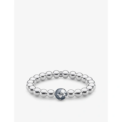 Thomas Sabo Globe Sterling Silver Beaded Bracelet