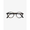 Izipizi Womens #d Round-framed Tortoise Reading/blue Light Glasses
