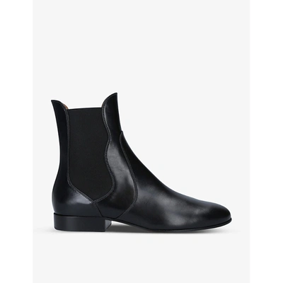Chloé Laurelynn Leather Chelsea Boots In Black