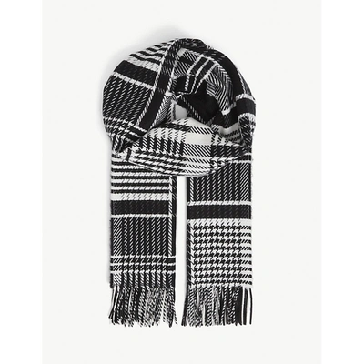 Johnstons Patchwork Checked Personalised Cashmere Scarf