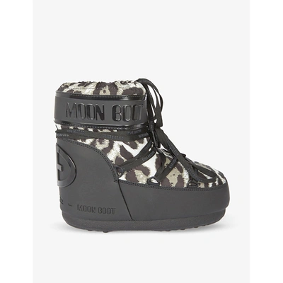 Camouflage Print Moon Boots Camouflage GENUINE LOVE MOSCHINO Shoes