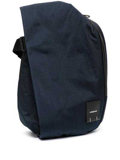 Côte And Ciel Fabric Backpack In Blue