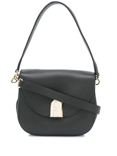 Furla Sleek Tote In Black