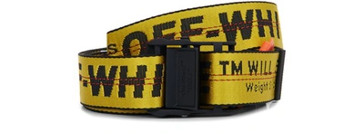 Off-white Industrial Belt In Yellow No Color