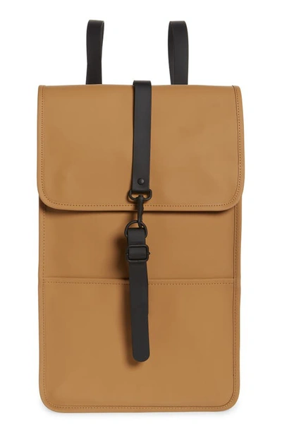 Rains Waterproof Backpack In Khaki