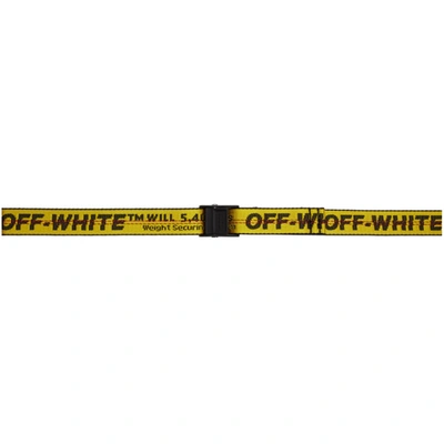 Off-white 20 Industrial Belt In Yellow And Black