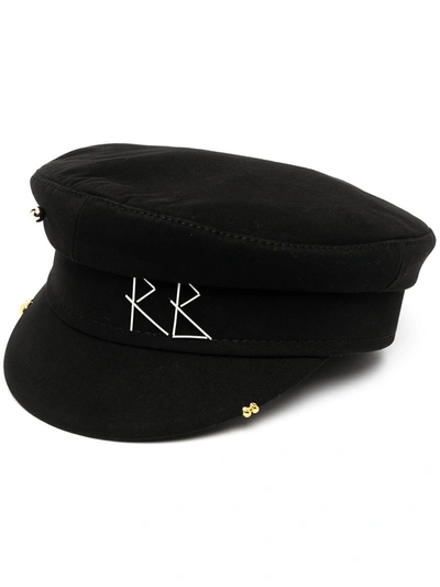 Ruslan Baginskiy Logo Baker Boy Hat In Black