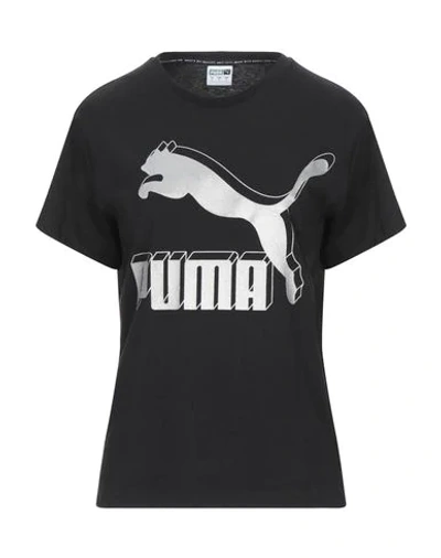 Puma T-shirts In Black