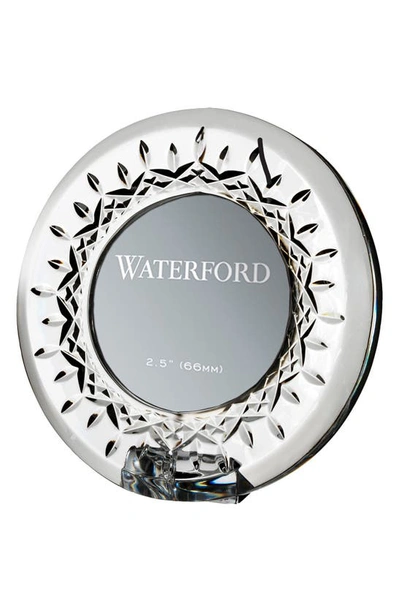 Waterford Giftology Lismore Lead Crystal Mini Round Picture Frame