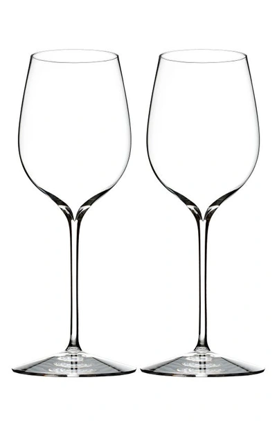 Waterford Elegance Set Of 2 Fine Crystal Pinot Noir Glasses In Clear