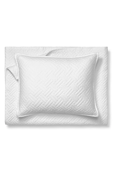 Boll & Branch Heritage Organic Cotton Quilt & Sham Set In White