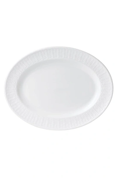 Wedgwood Nantucket Basket Bone China Oval Platter In White