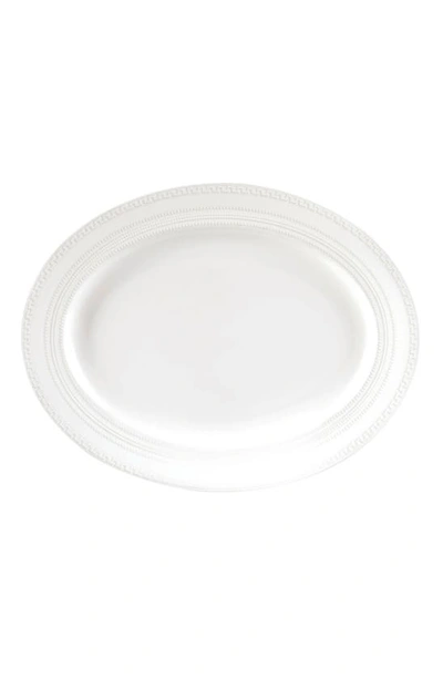 Wedgwood Intaglio Oval Bone China Platter In White